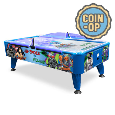 Bandai Namco DC Heroes vs Villains Air Hockey Table Coin-Op Badge Full View Image
