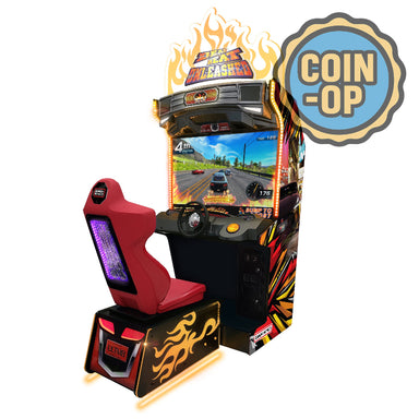 Bandai Namco Dead Heat Unleashed Arcade Cabinet Coin-Op Badge Full View Image