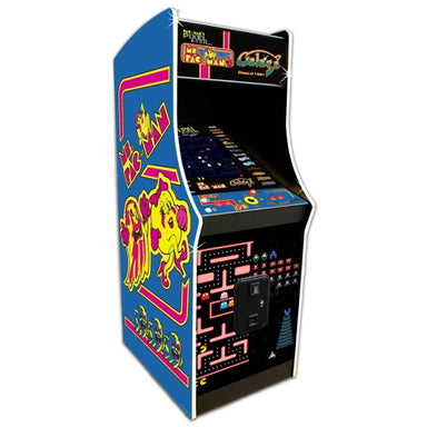 Bandai Namco Ms Pac-Man Galaga Pixel Bash Edition Free Play Cabinet View 1