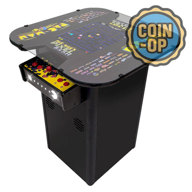 Bandai Namco Pac-Man Pixel Bash High-Top Bistro Table Coin-Op Badge Full View