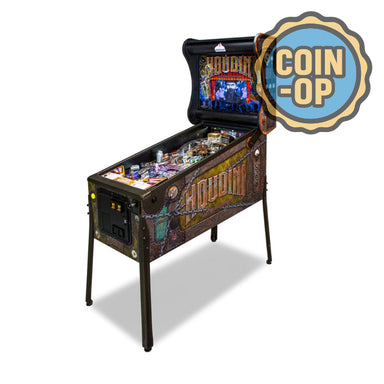 american pinball houdini classic cabinet coin op badge