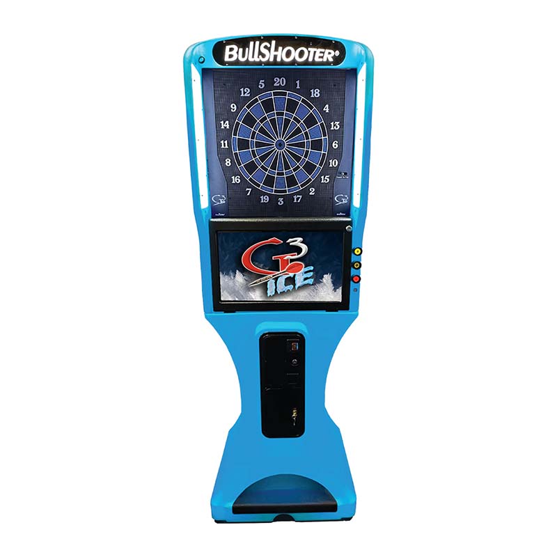 Arachnid 360 Galaxy 3 Ice Bullshooter Dartboard Front Alternative View
