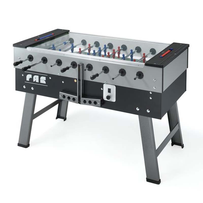 FAS Pendezza San Siro Gray Black Foosball Table Image