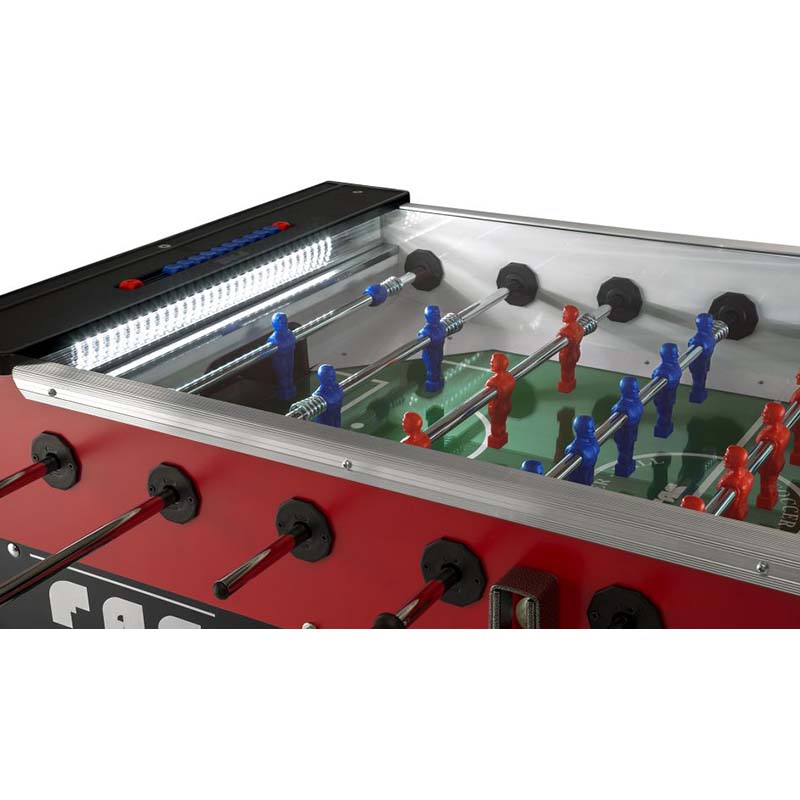 FAS Pendezza San Siro Red Black Foosball Table Playfield Image
