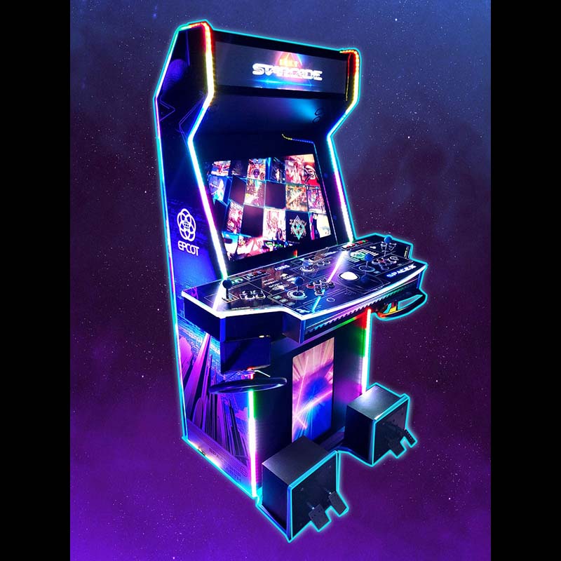 Paradox Arcades Falcon Arcade Cabinet Pedals and Wheels