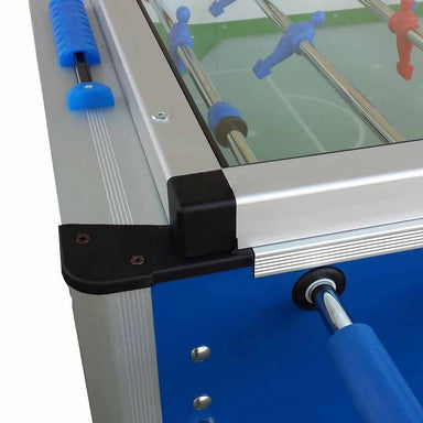 Roberto Sport Export Foosball Table Blue Corner View