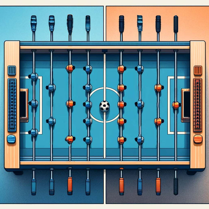 Three-Man vs Single Goalie Foosball Banner