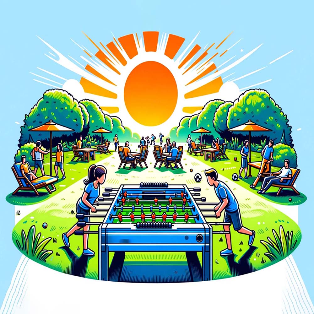 Outdoor Foosball Tables Fun