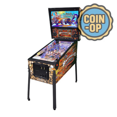 American Pinball Barry Os BBQ Challange Classic Coin Op Badge