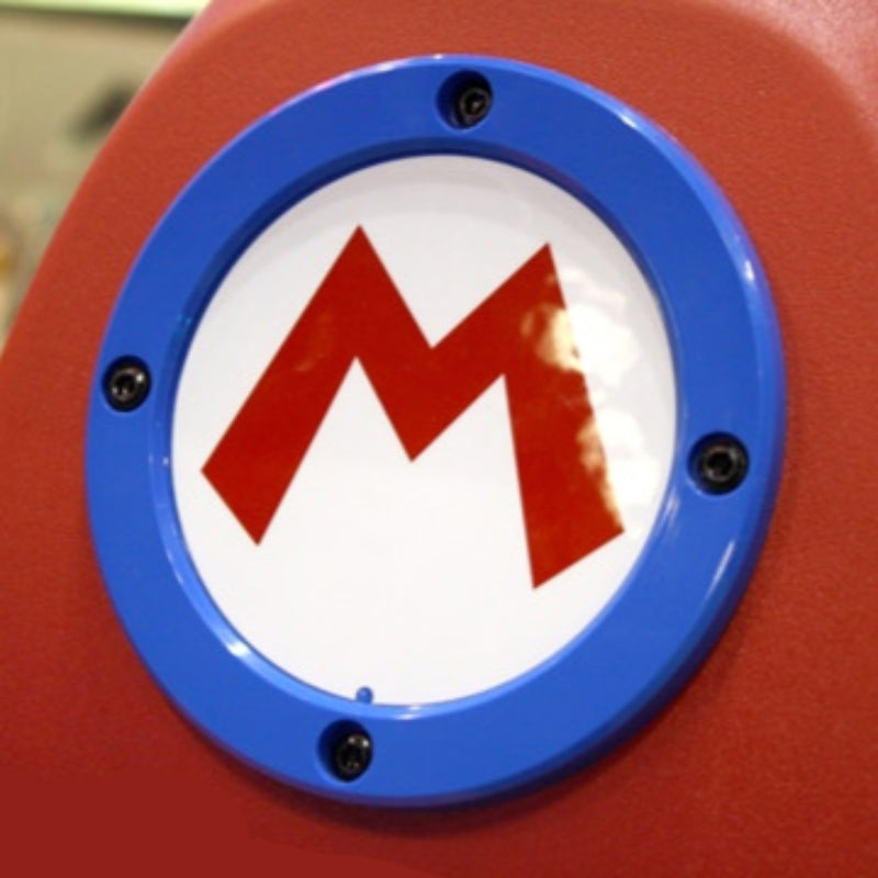 Bandai Namco Mario Kart Arcade GP DX Logo Close Up Image