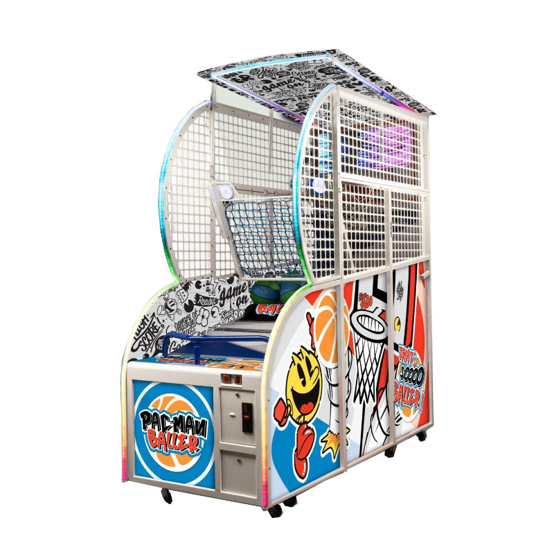 Bandai Namco Pac-Man Baller Basketball Arcade Game Full View