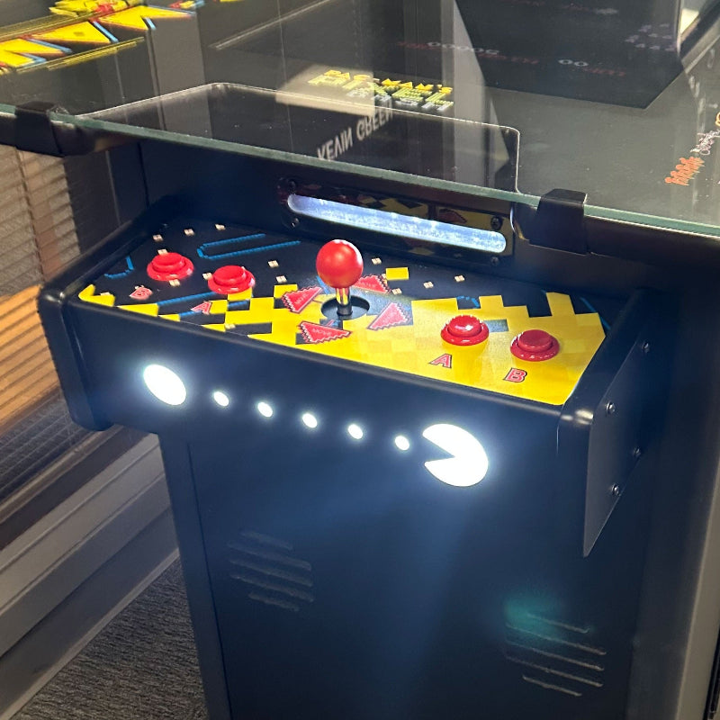 Bandai Namco Pac-Man Pixel Bash High-Top Bistro Table Coin-Op Controls