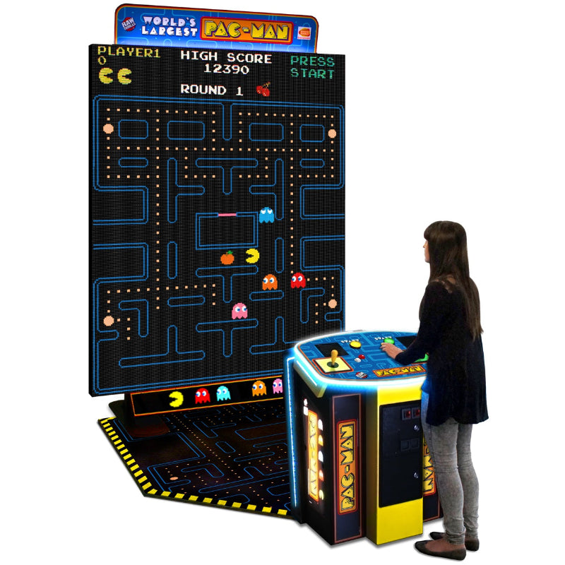 Bandai Namco World's Largest Pac-Man Arcade Game Full View