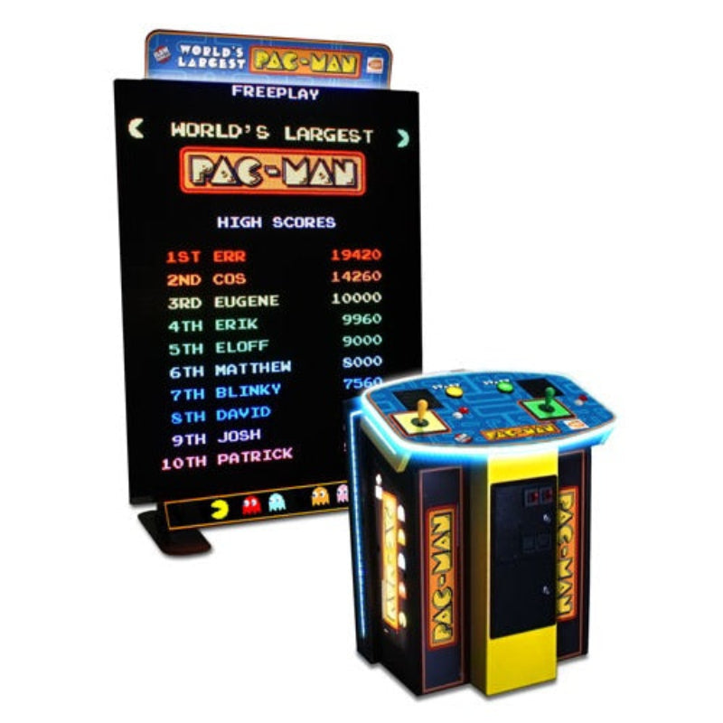 Bandai Namco World's Largest Pac-Man Arcade Game High Score View