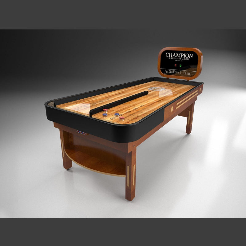 Champion Bank Shot Shuffleboard Table Full View 2