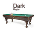 Connelly Billiards Prescott Billiard Table Maple Dark Full View Image