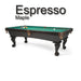 Connelly Billiards Prescott Billiard Table Maple Espresso Full View Image
