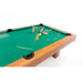Connelly Billiards Ridglea Billiard Table Red Oak Stain Full View 3 Balls Blur Effect Image