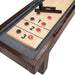 Hathaway Austin 9-ft Shuffleboard Table Mahogany Finish Free Play Close Up