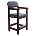 Hathaway Cambridge High Top Spectator Chair Image Mahogany