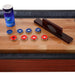 Hathaway Challenger Shuffleboard Table Dark Cherry Finish Free Play Included Accessories 9' 12'