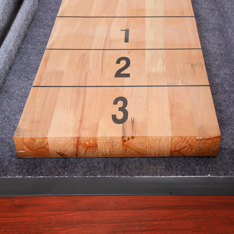 Hathaway Challenger Shuffleboard Table Dark Cherry Finish Free Play Scoring System 9' 12'