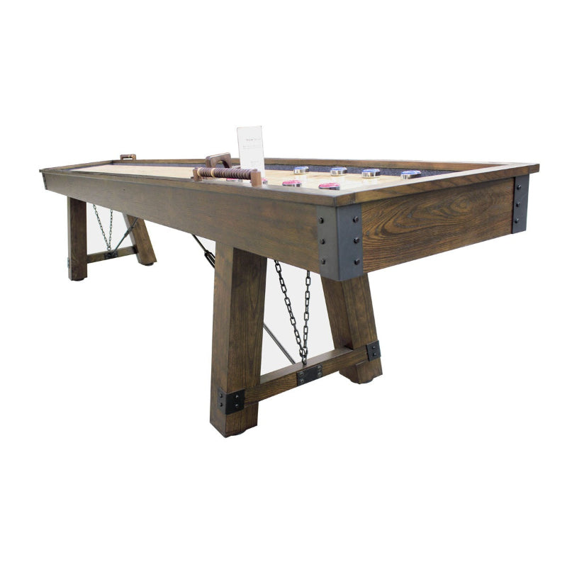 Hathaway Cheyenne 12-ft Shuffleboard Table Free Play Side View 2