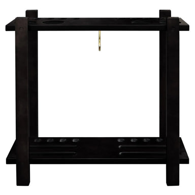 Hathaway Classic 28-in Floor Billiard Cue Rack Full View Black 2