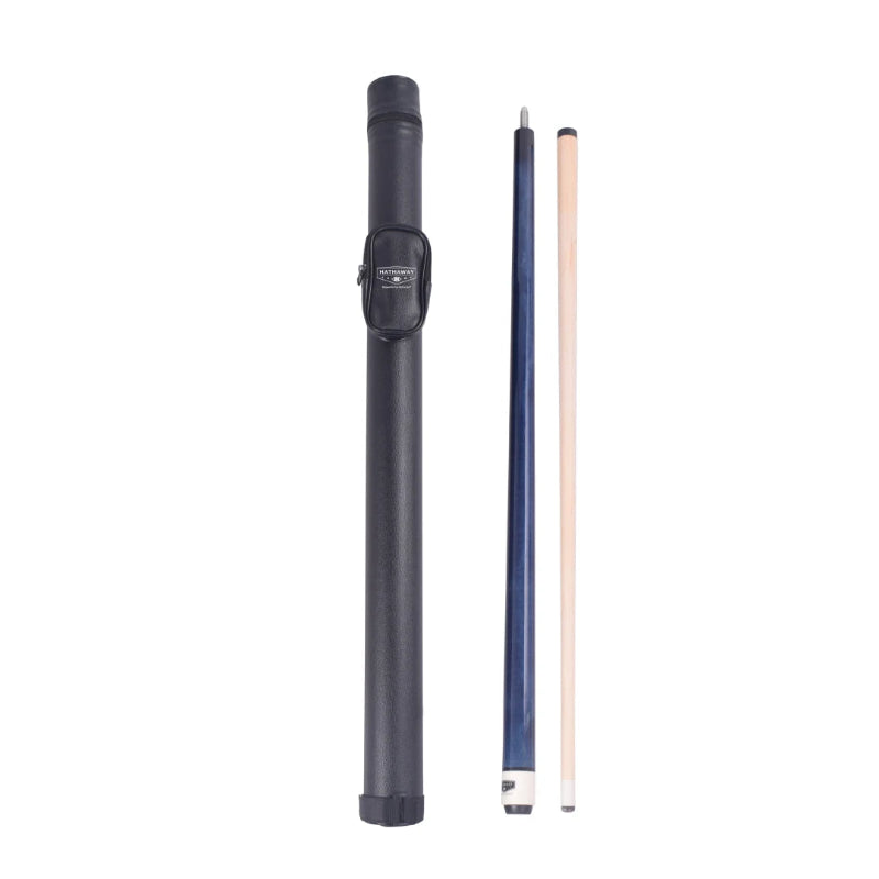 Hathaway Conquest 58-in Cue Stick and Case Set Maple Wood Blue Image