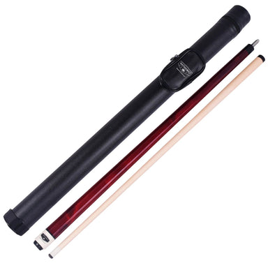 Hathaway Conquest 58-in Cue Stick and Case Set Maple Wood Red Image