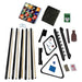 Hathaway Deluxe Billiards Accessory Kit Black Finish Overhead View