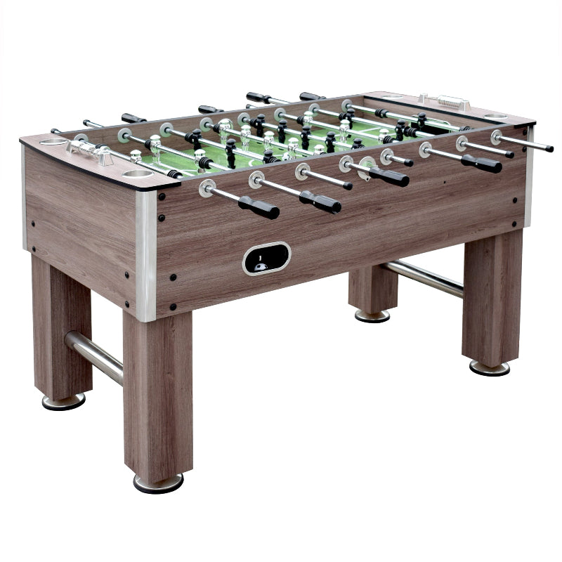 Hathaway Driftwood 56-in Foosball Table Free Play Full View