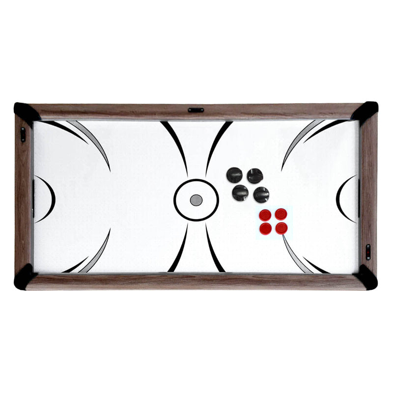 Hathaway Driftwood 7-ft Air Combo Set Hockey Table Free Play Top View
