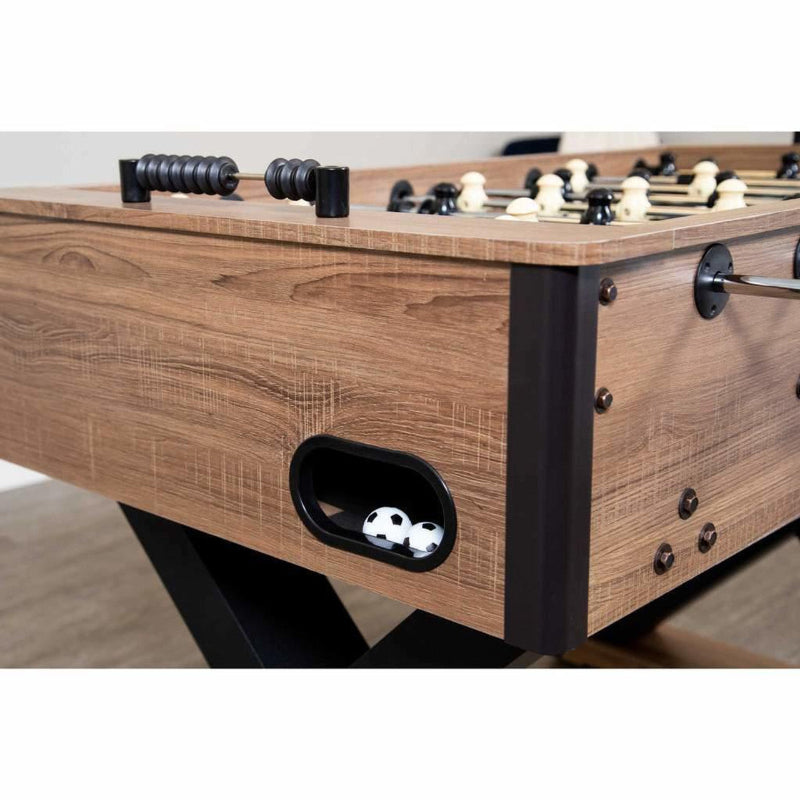 Hathaway Excalibur 54-in Foosball Table Free Play Side View