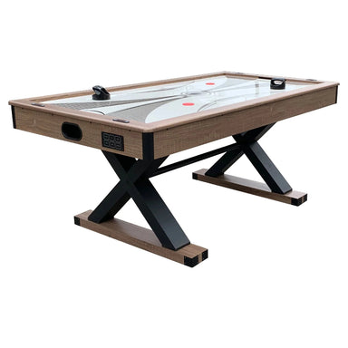 Hathaway Excalibur 6-ft Combo Set Air Hockey Table Free Play Full View