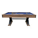 Hathaway Excalibur 7-ft Driftwood Pool Table Free Play Side View