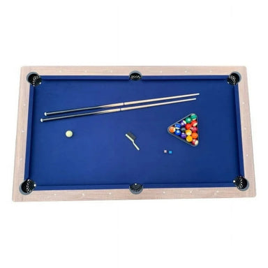 Hathaway Excalibur 7-ft Driftwood Pool Table Free Play Top View