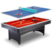 Hathaway Maverick 7-ft Combo Set Pool Table Free Play Full View 4