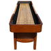 Hathaway Merlot 9-ft Shuffleboard Table Walnut Finish Free Play Long View 9' 12'