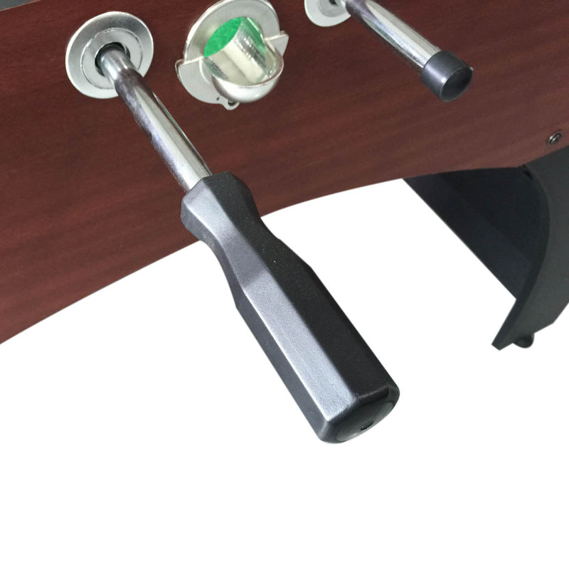Hathaway Metropolitan 54-in Foosball Table Free Play Octagonal Handle View