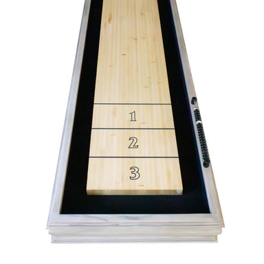 Hathaway Montecito 12-ft Driftwood Finish Shuffleboard Table Free Play Playfield
