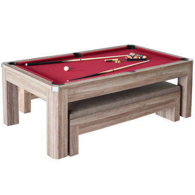Hathaway Newport 7-ft Pool Table Combo Set Pool Table Free Play Full View 1