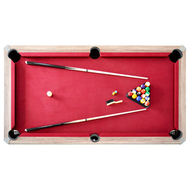 Hathaway Newport 7-ft Pool Table Combo Set Pool Table Free Play Top View
