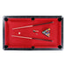 Hathaway Park Avenue 7-ft Combo Set Pool Table Table Free Play Top View