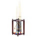 Hathaway Regent 28-in Corner Floor Billiard Cue Rack Full View Image Mahogany