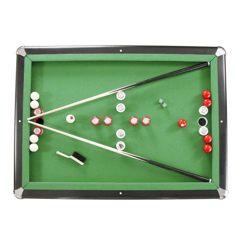 Hathaway Renegade 54-in Slate Bumper Pool Table Free Play Top View