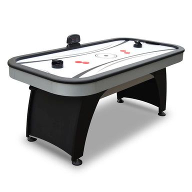 Hathaway Silverstreak 6-ft Air Hockey Table Free Play Full View