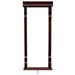 Hathaway Vintage Wall Billiard Pool Cue Rack Full View Image Mahogany