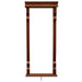 Hathaway Vintage Wall Billiard Pool Cue Rack Full View Image Walnut