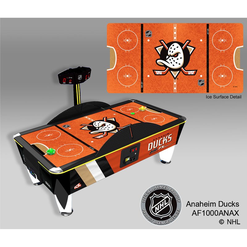 ICE NHL Air FX Air Hockey Table Coin Op Anaheim Ducks